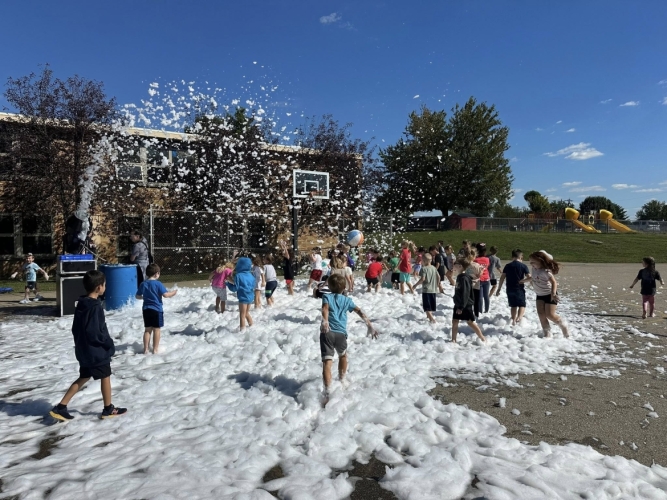 Foam Party at J.F. Dulles